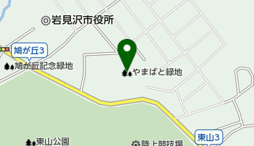 やまばと緑地の地図画像