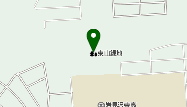 東山緑地の地図画像