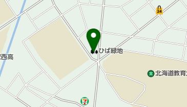 ひば緑地の地図画像