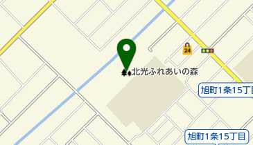 北光ふれあいの森の地図画像