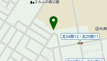 エルム緑道の地図画像