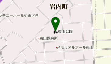 東山公園の地図画像