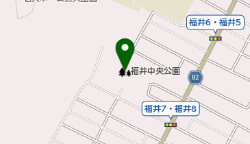 福井中央公園の地図画像