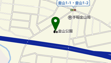 金山公園の地図画像