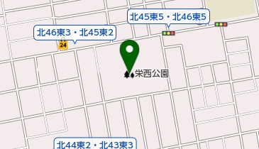 栄西公園の地図画像