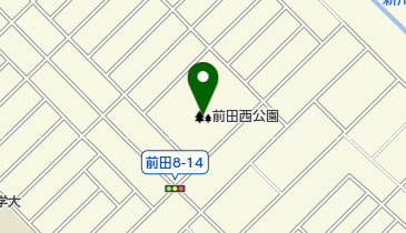 前田西公園の地図画像