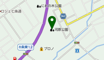 河原公園の地図画像
