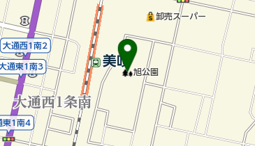 旭公園の地図画像