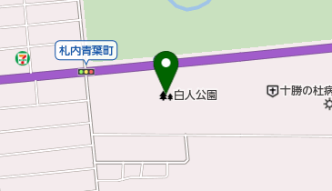 白人公園の地図画像