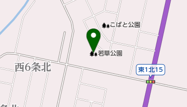 若草公園の地図画像
