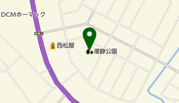 潮静公園の地図画像