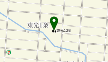 東光公園の地図画像