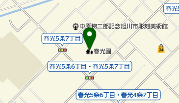 春光園の地図画像