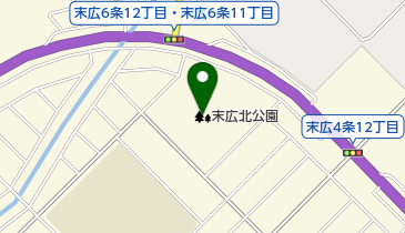 末広北公園の地図画像