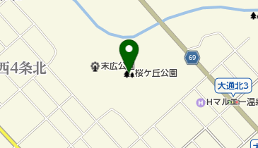 桜ケ丘公園の地図画像