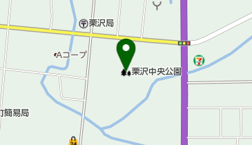 栗沢中央公園の地図画像