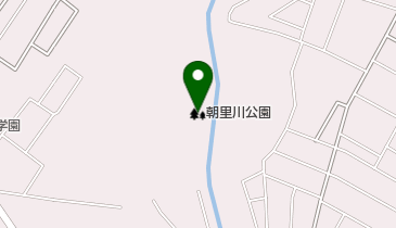 朝里川公園の地図画像