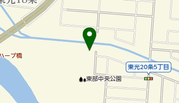 東部中央公園の地図画像