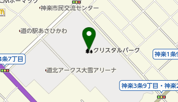 クリスタルパークの地図画像