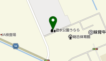 遊水公園うららの地図画像