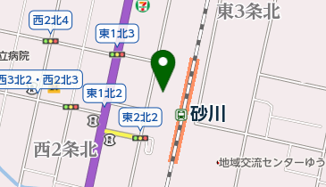 (株)アメニティー開発砂川パークホテルの地図画像