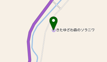 北湯沢緑の森の教会の地図画像