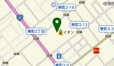 イオン室蘭店の地図画像