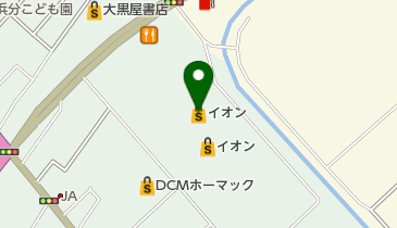 イオン上磯店の地図画像