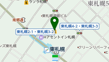 イオン東札幌店の地図画像