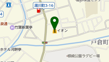 イオン湯川店の地図画像