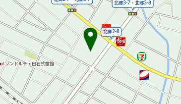 イオン北郷店の地図画像