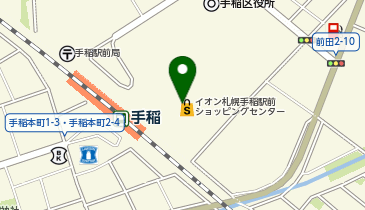 イオン札幌手稲駅前店の地図画像