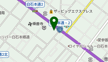 MINI NEXT白石の地図画像
