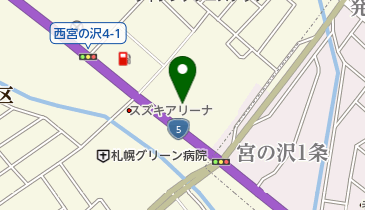 シトロエン札幌西の地図画像