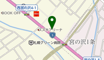 PEUGEOT札幌西の地図画像