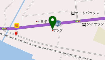 北海道マツダ販売静内店の地図画像