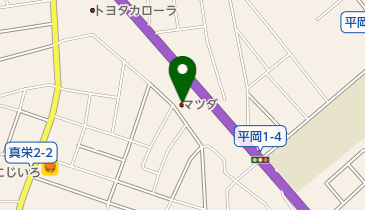 北海道マツダ販売清田店の地図画像