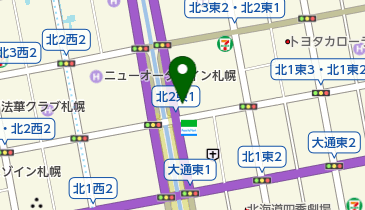 北海道マツダ販売札幌店の地図画像