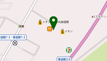 3COINS+plusイオンモール札幌苗穂店の地図画像