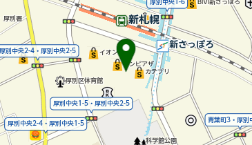 3COINS+plus新さっぽろサンピアザ店の地図画像