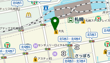 ルイ・ヴィトン大丸札幌店の地図画像