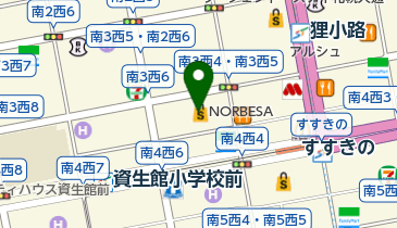 まんだらけ札幌店の地図画像
