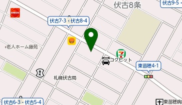 ニコニコレンタカー札幌伏古七条店の地図画像