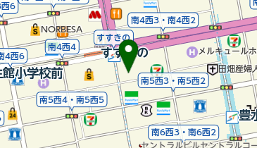 快活CLUBすすきの店の地図画像