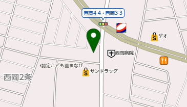 快活CLUB札幌西岡店の地図画像