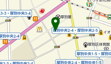コナミスポーツクラブ新札幌の地図画像