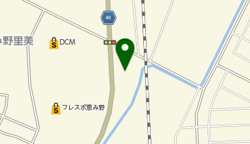 セントラルフィットネスクラブ24恵み野の地図画像