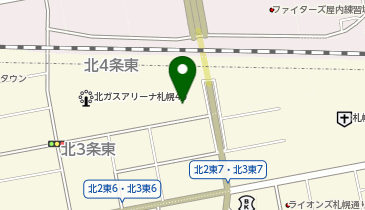 スポーツクラブNAS Vit Park札幌の地図画像