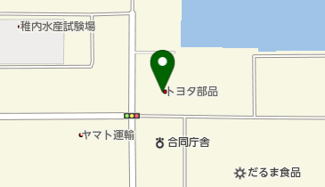 トヨタモビリティパーツ稚内営業所の地図画像