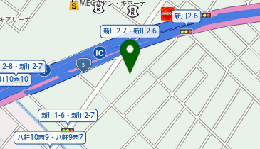 トヨタモビリティパーツ新川営業所の地図画像